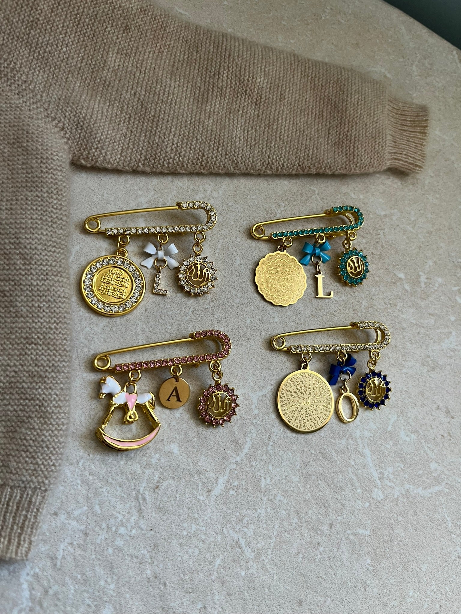 Islamische Babybroschen