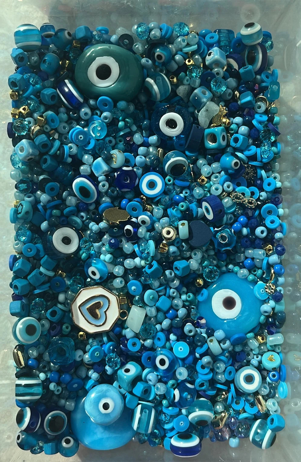 Perlenkonfetti/ Perlenmix/ mit 24K vergoldeten Charms & Anhängern