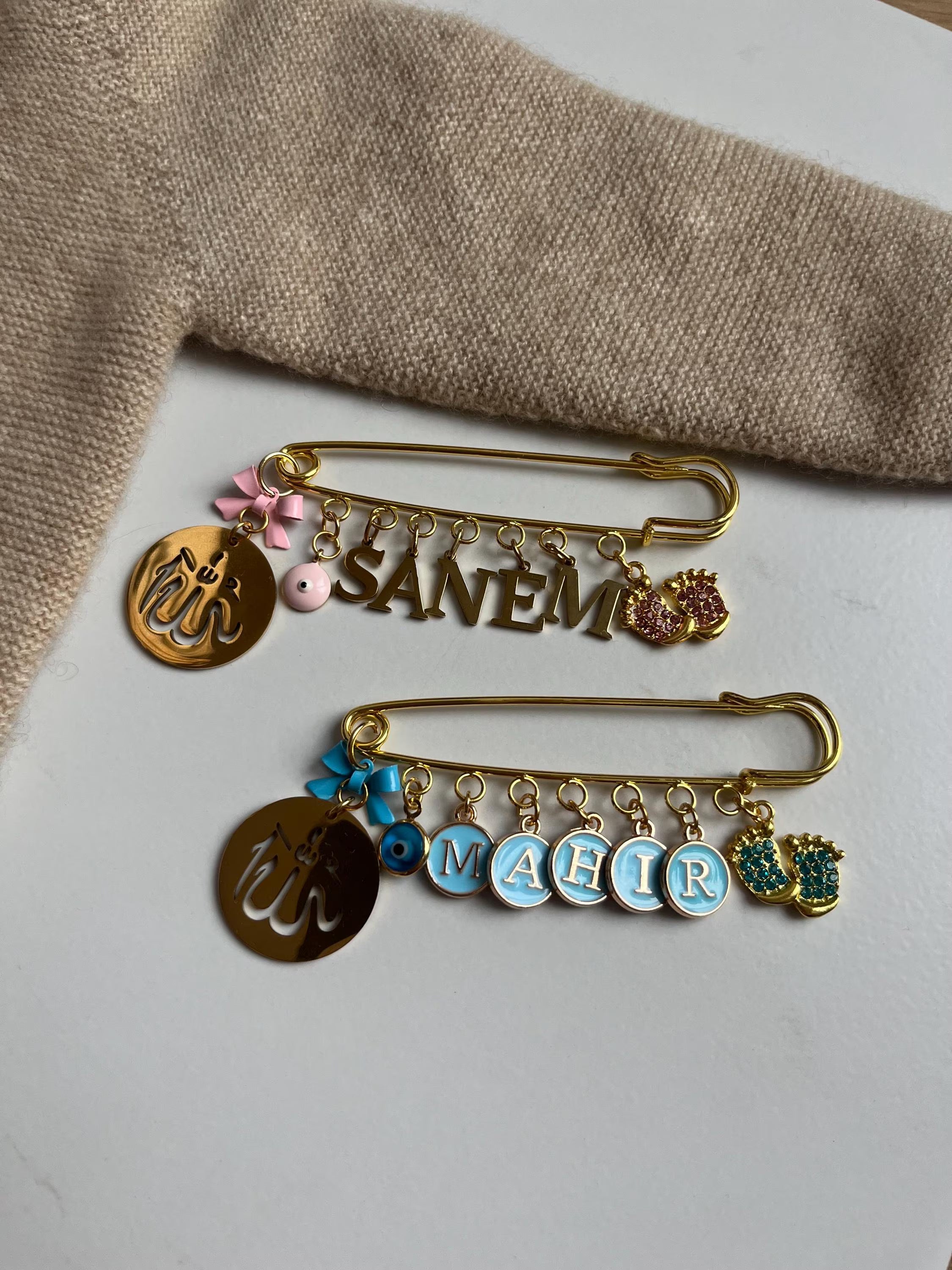 Islamische Babybrosche - Anstecknadel