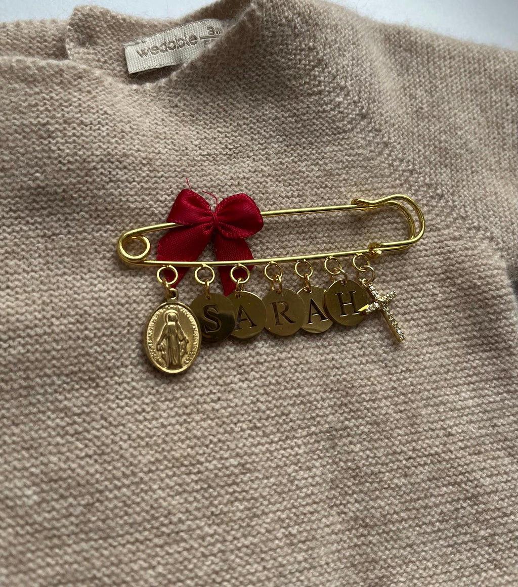 Christliche Babybrosche  - Anstecknadel