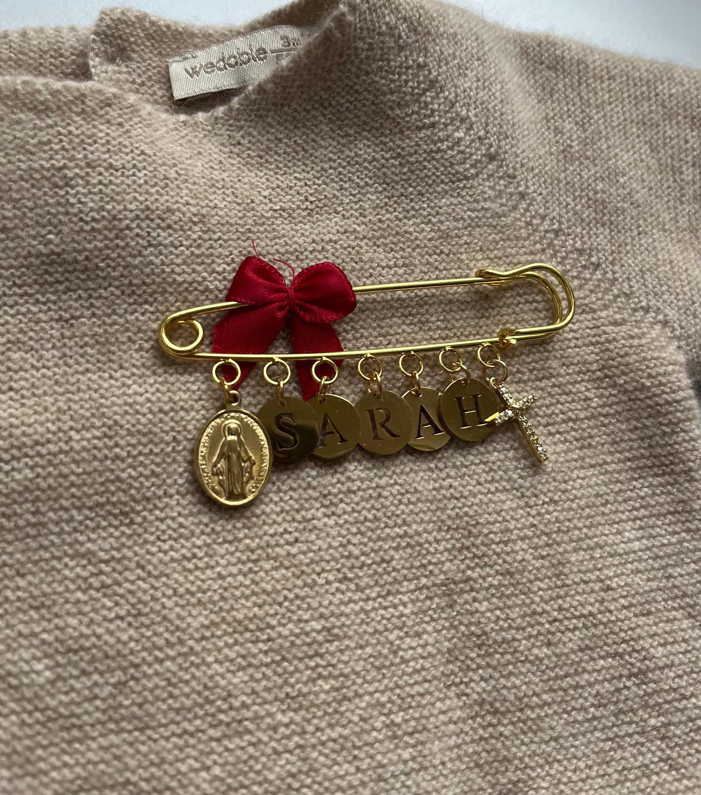 Christliche Babybrosche  - Anstecknadel