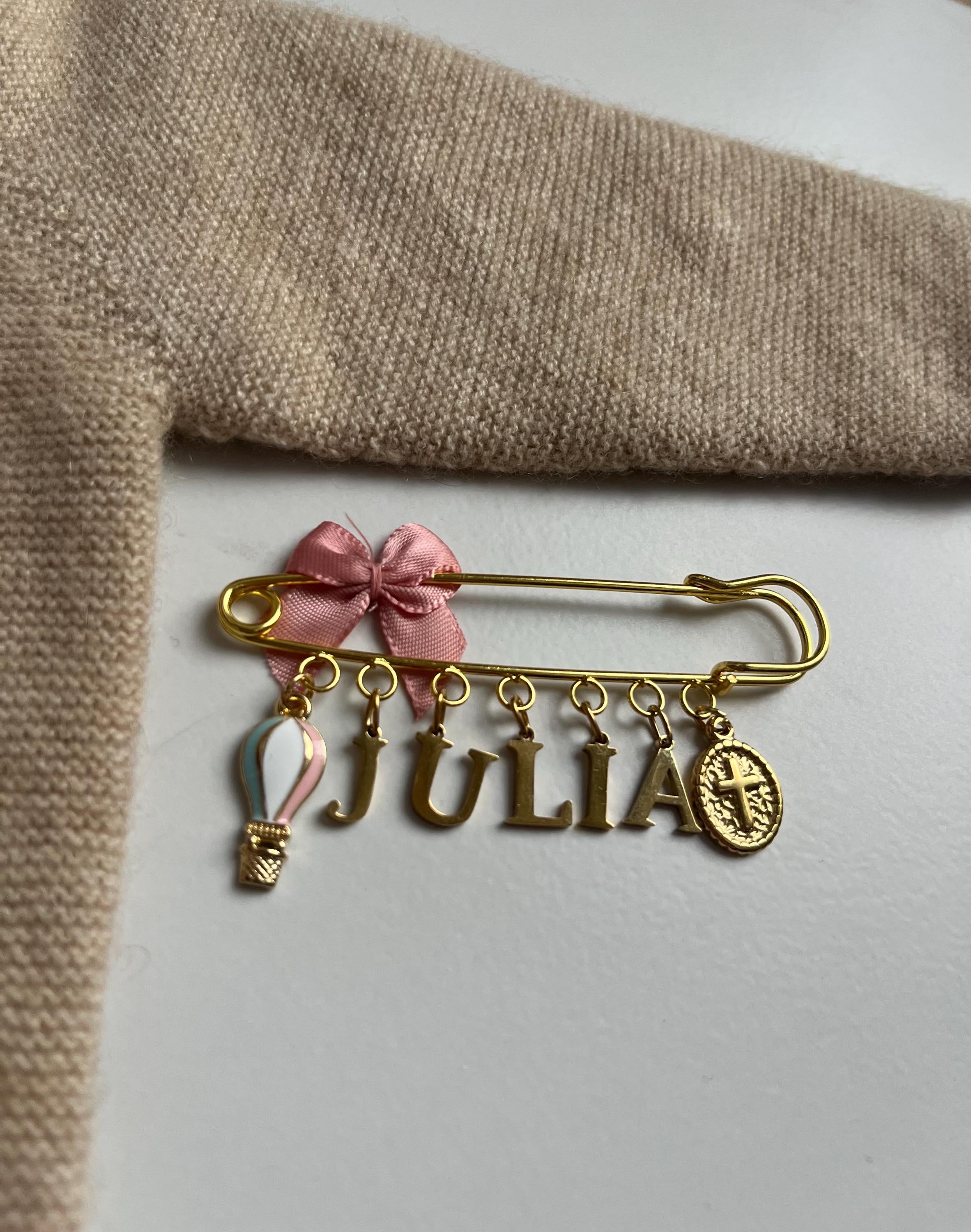 Christliche Babybrosche / Anstecknadel - Geschenk zur Geburt/ Taufe/ Konfirmation