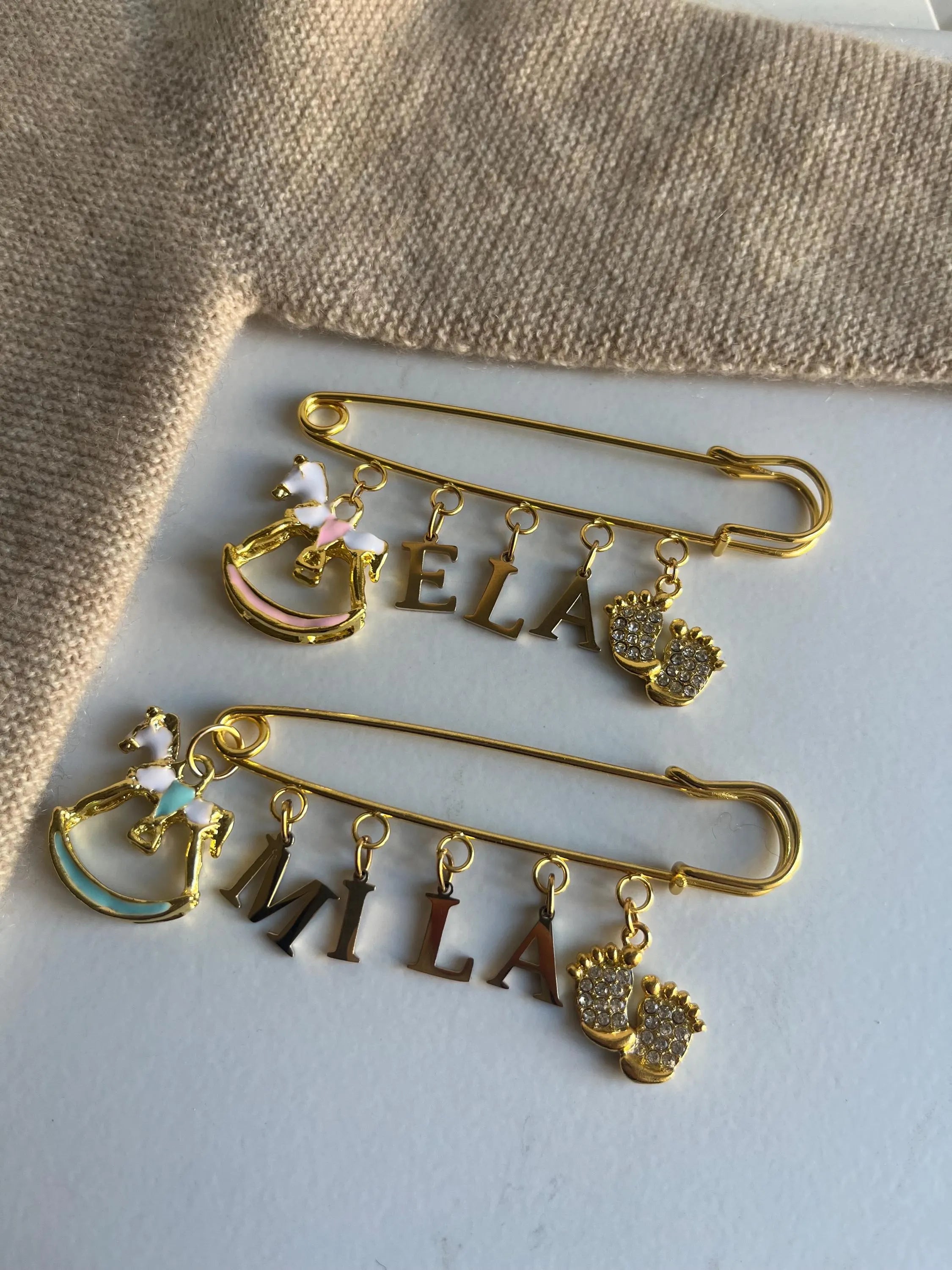 Babybrosche - Anstecknadel / Geschenk zur Geburt