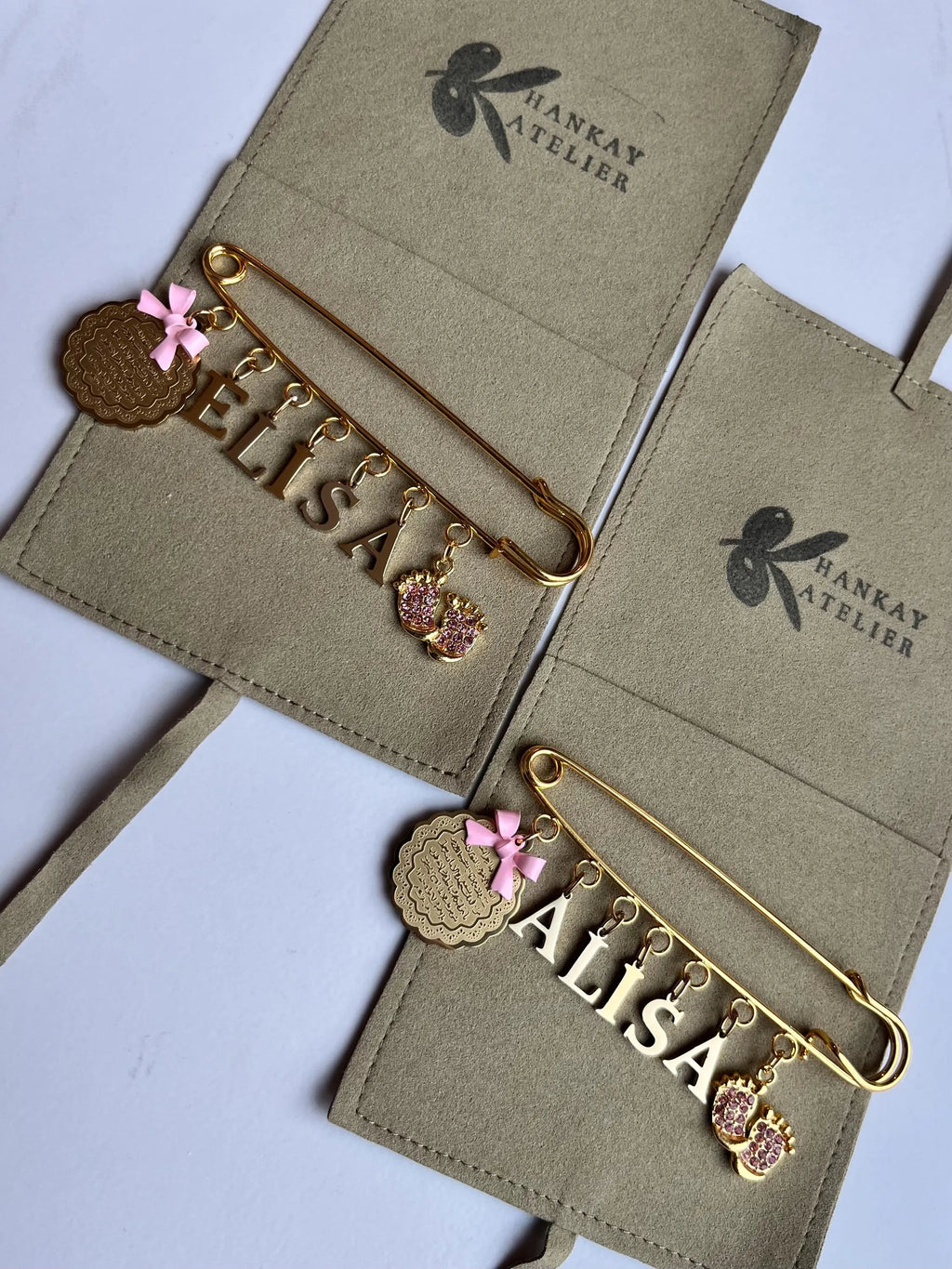 Islamische Babybrosche -  Anstecknadel mit Ayet El-Kursi